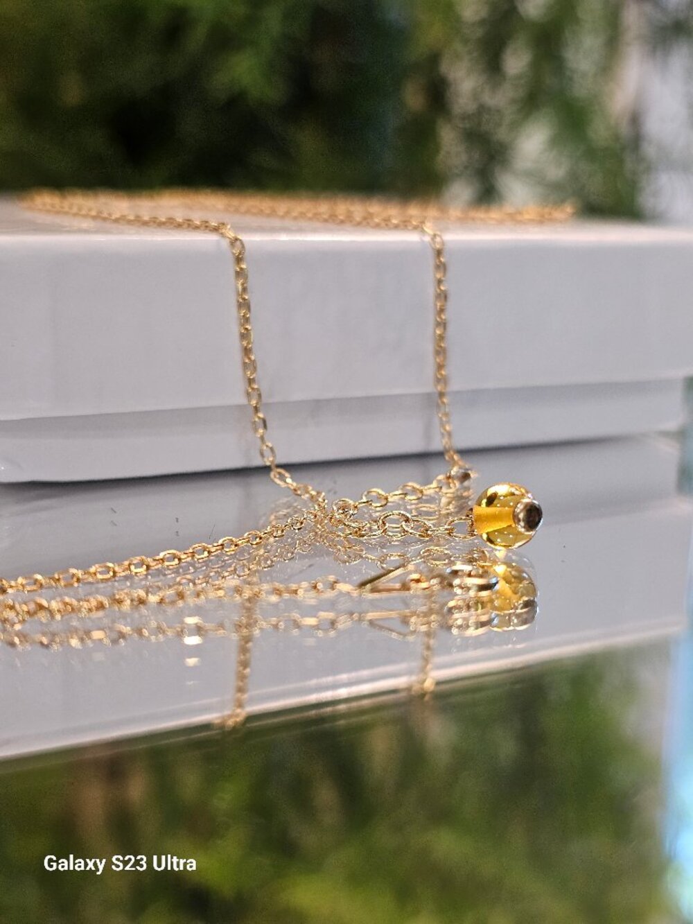 14K Gold Plated 925 Sterling Silver Chain Necklace, 17"